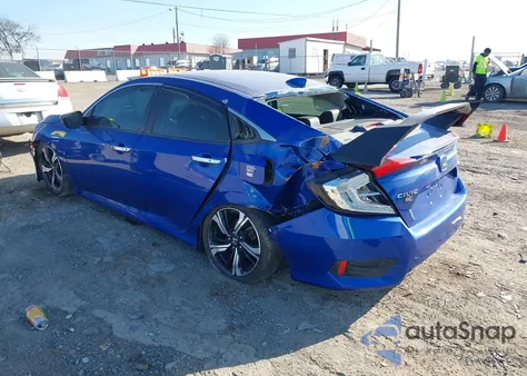 2017 Honda Civic Touring from USA, damaged, VIN 19XFC1F97HE018673